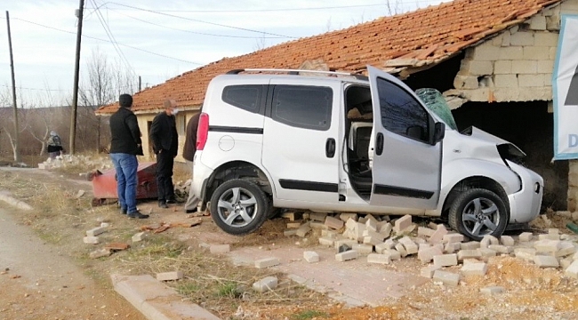 Tavşanlı'da trafik kazası: 1 yaralı