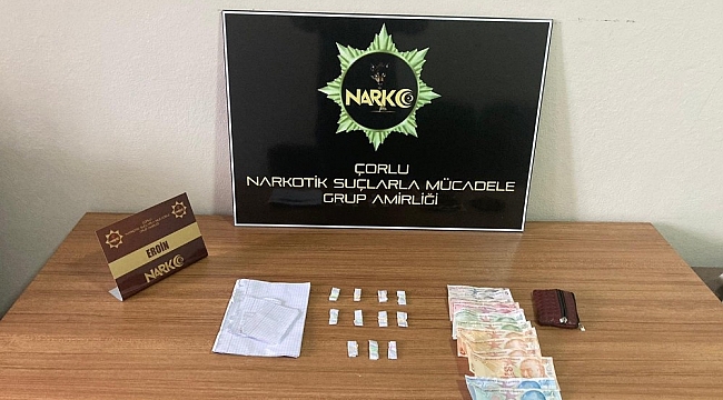 Tekirdağ'da uyuşturucu operasyonları: 3 gözaltı