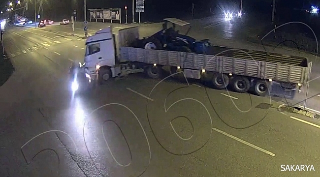 Tırla otomobilin çarpışması KGYS'ye yansıdı