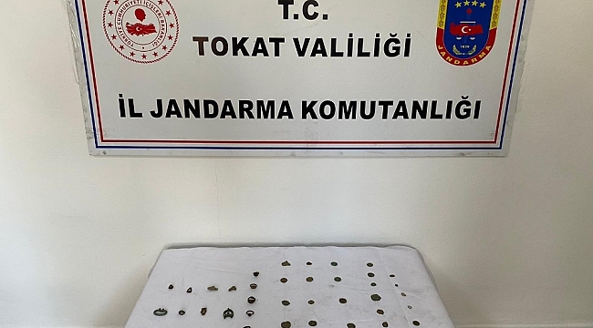 Tokat'ta 56 parça tarihi eser ele geçirildi