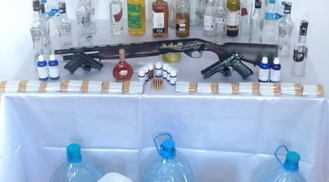 Tokat'ta jandarmadan kaçak alkol operasyonu