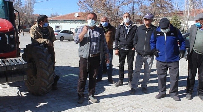 Tomarza'nın Pusatlı mahallesi sakinleri arazi toplulaştırmasından memnun değil