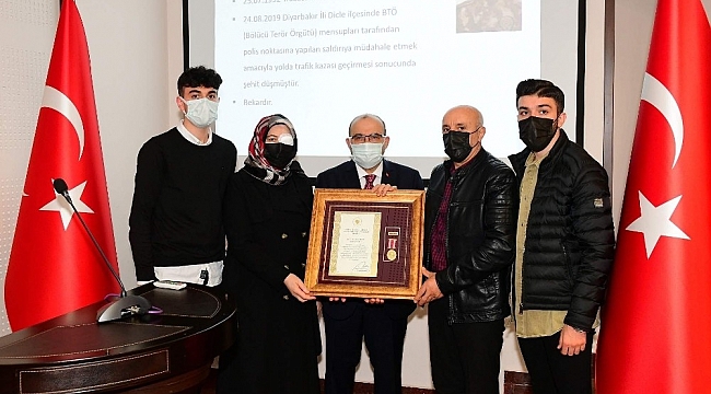 Trabzon'da Devlet Övünç Madalyası ve Beratı Tevcih Töreni düzenlendi