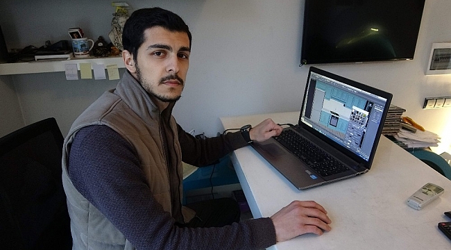 Trabzon'dan 23 ülkeye iç mimarlık çizimleri gönderiyor