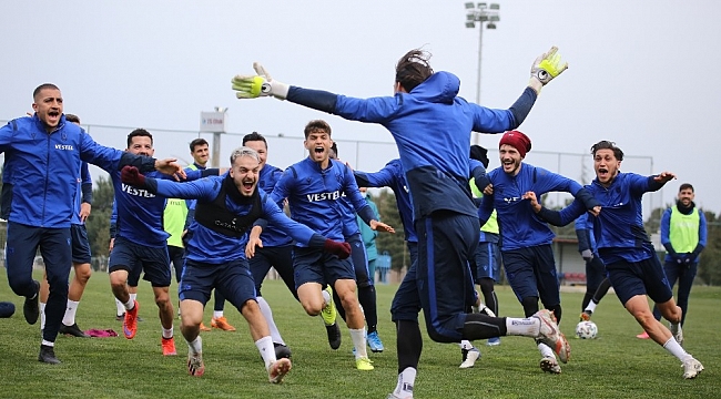 Trabzonspor, BB Erzurumspor maçı hazırlıklarını sürdürdü