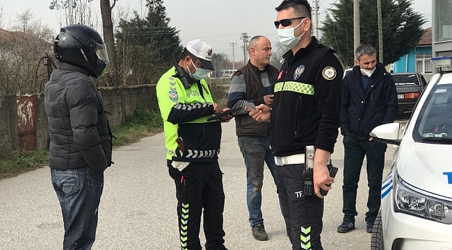Trafik ekipleri denetime devam ediyor