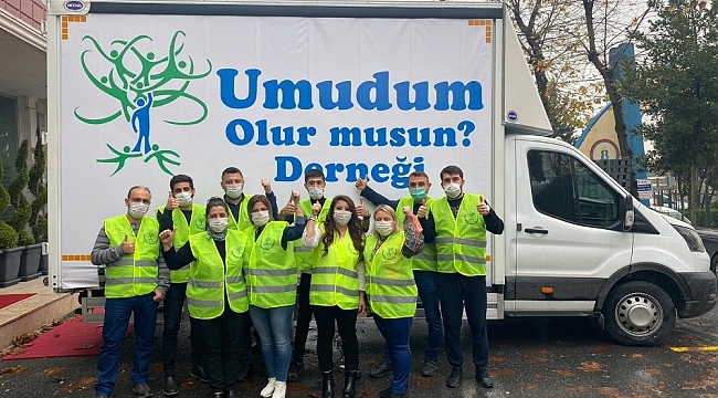 Umudum Olur Musun Derneği yardımlarına büyük bir hızla devam ediyor