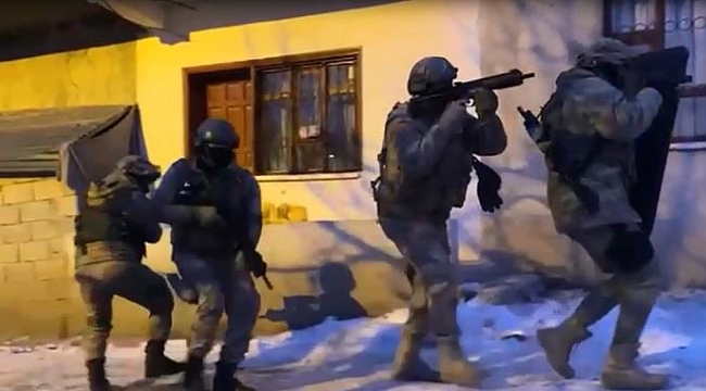 Van merkezli terör operasyonu: 5 gözaltı
