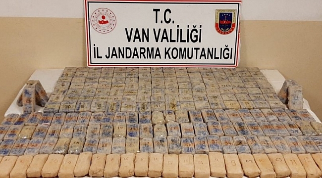 Van'da 114 kilo eroin ele geçirildi