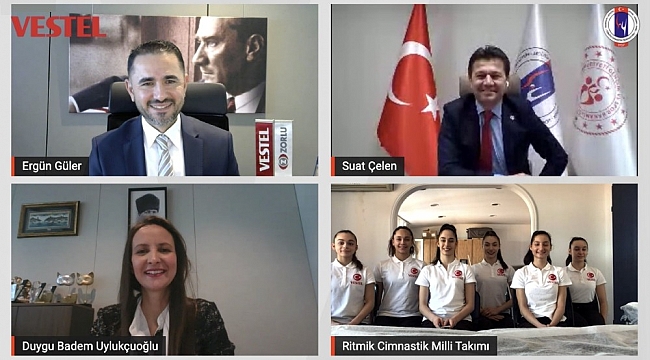 Vestel, spora desteğine cimnastik ile devam ediyor
