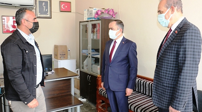 Yalçınkaya, esnafı ziyaret etti