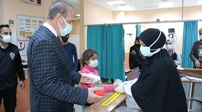 Yalçınkaya'dan sağlık çalışanlarına ziyaret