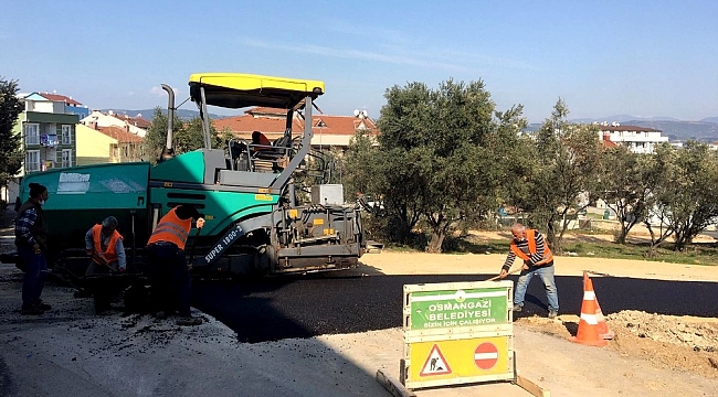 Yeni açılan yollar asfaltlandı