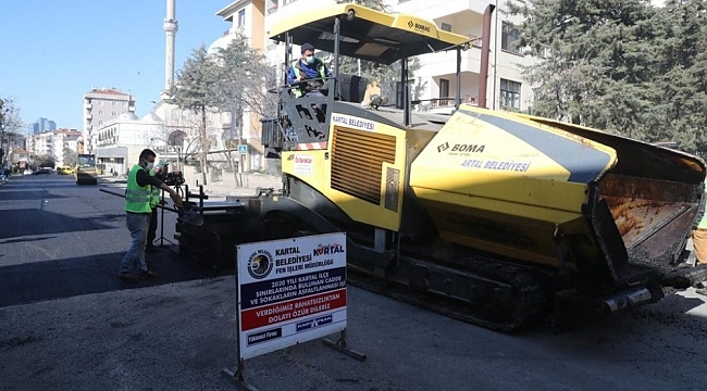 Yenilenen yolları ile Kartal'da ulaşımda konfor dönemi