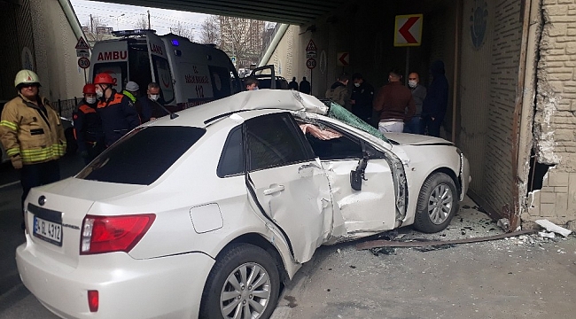 Yeşilköy'de trafik kazası: 1 yaralı