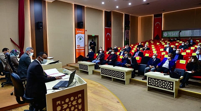 Yeşilyurt Belediyesi Meclisi Mart ayı toplantısı yapıldı