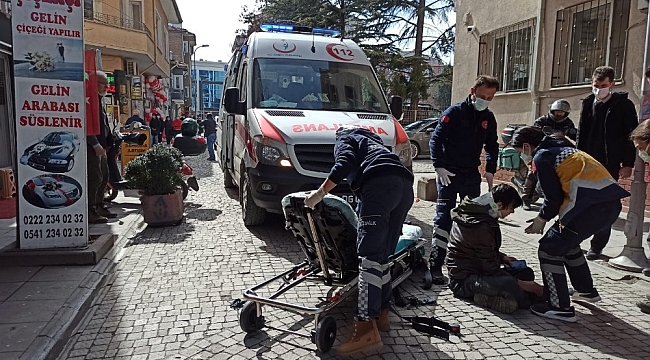Yine ara sokak, yine kurye kazası