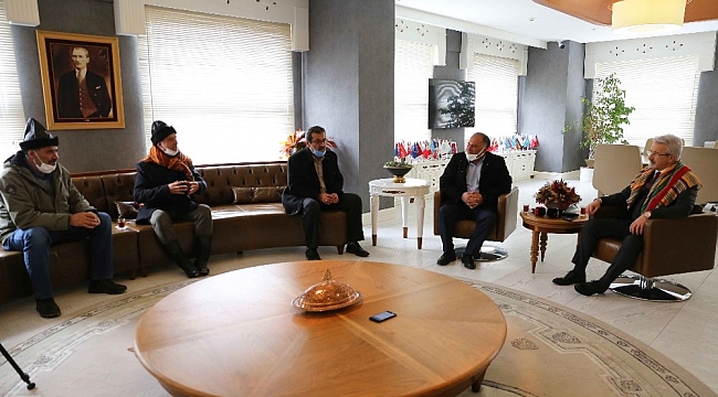 Yörük Türkmen Derneği'nden Başkan Erdem'e ziyaret