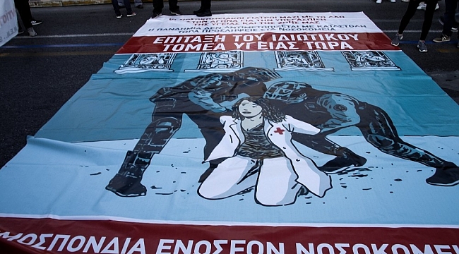 Yunanistan'da hükümet karşıtı protesto