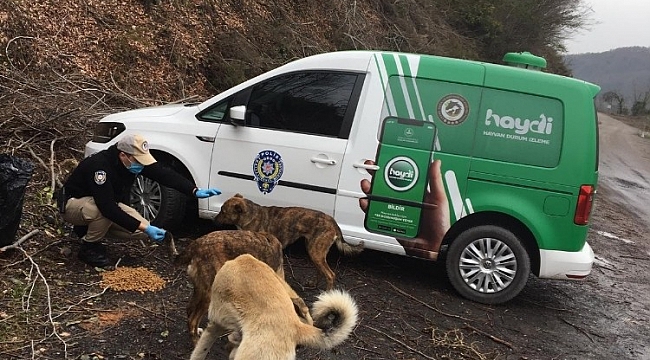 Zonguldak Emniyet'i sokaktaki canları unutmadı