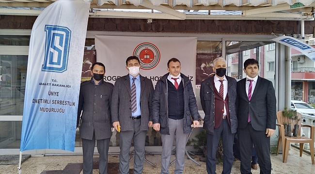 Adalet çalışanlarından 350 fidan