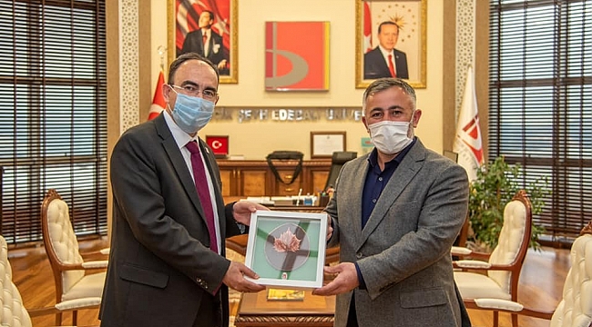 AK Parti İl Başkanı Yıldırım'dan Rektör Beydemir'e ziyaret