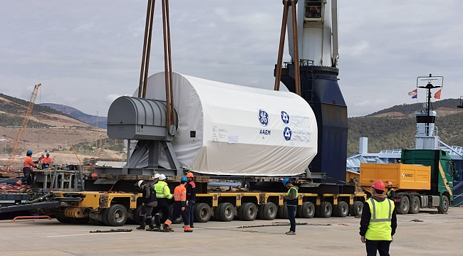 Akkuyu NGS'nin 1. ünitesi için üretilen silindir rotoru sahaya ulaştı
