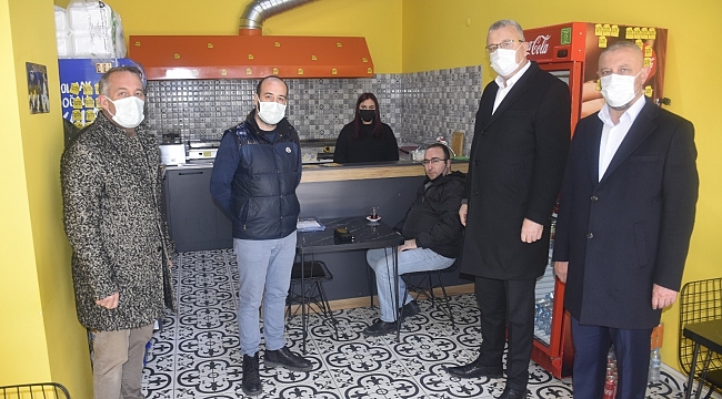 Başkan Özkan'dan esnaf ziyareti