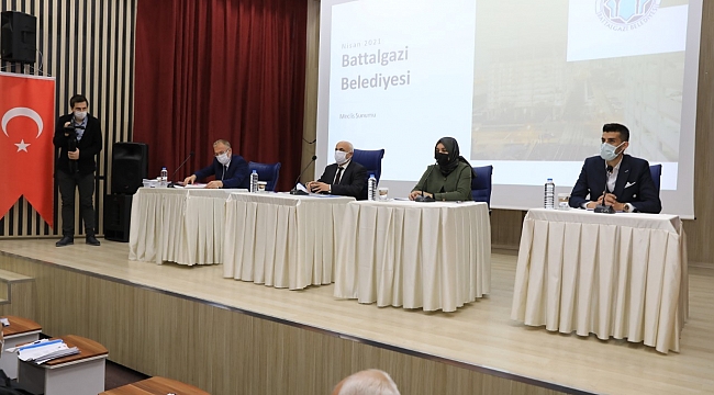 Battalgazi Meclisi Nisan ayı olağan toplantısı tamamlandı