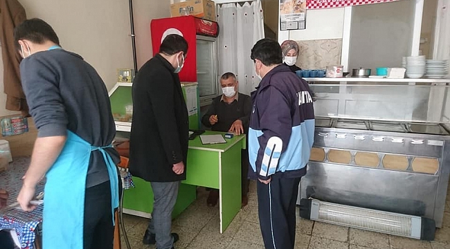Belediye personelinden Korona virüs denetimleri