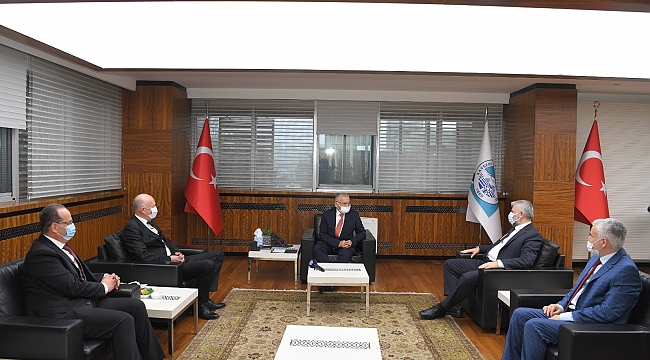 Bosnalı heyetten Başkan Büyükkılıç'a ziyaret