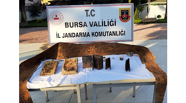 Bursa'da 2000 yıllık tarihi eserler ele geçirildi