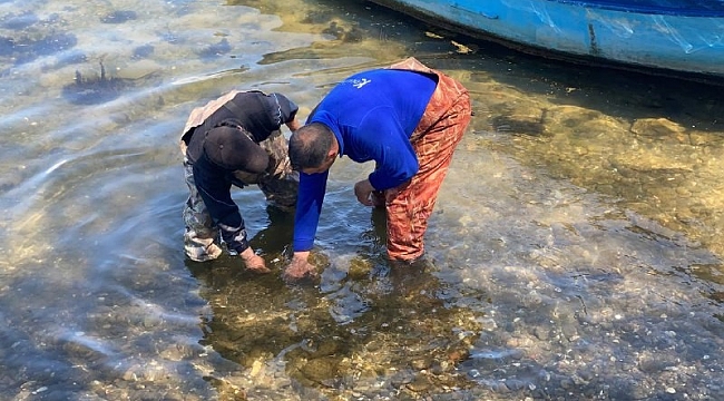 Bursa'da balıkçıların ağına tarihi eser takıldı