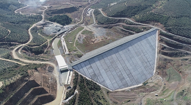 Büyükkumla Barajında çalışmalarda sona gelindi