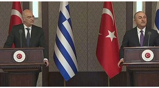 Çavuşoğlu-Dendias görüşmesinde gergin anlar