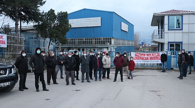 Cenazede haklarını helal etmedikleri patronlarının yüzünden hacizlik oldular