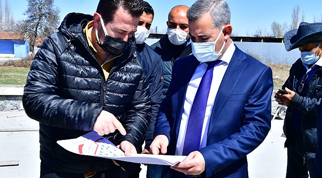Çınar, Kaynarca'da yatırım alanlarını inceledi