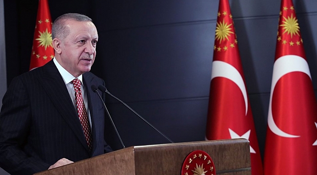 Cumhurbaşkanı Erdoğan: Türkiye'nin en büyük bayrağını dikiyoruz