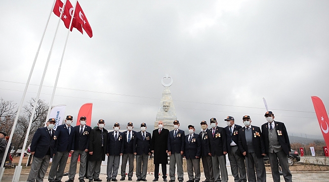 Denizli'nin ilk milli mücadele şehitliği açıldı