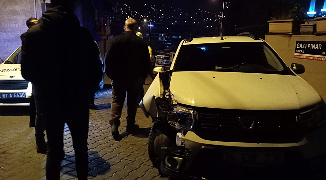 Duvara çarparak durabildi