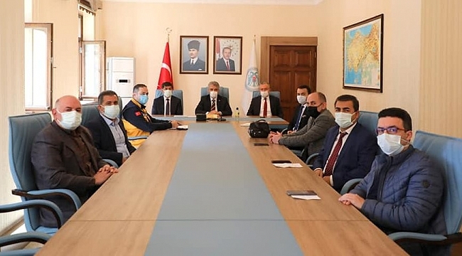 Erzincan'da İl Pandemi Kurulu toplantısı yapıldı