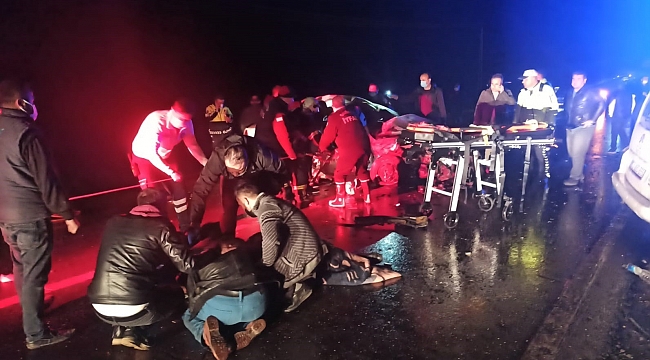Gaziantep'te trafik kazası: 2 ölü, 2'si ağır 10 yaralı