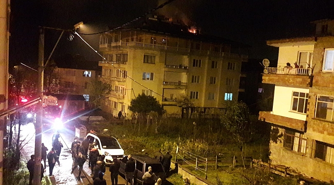 Giresun'da korkutan yangın