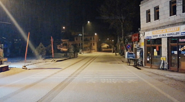 Her yer beyaza büründü
