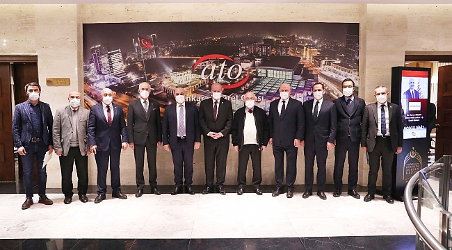 Halkbank Genel Müdürü Osman Arslan ATO'da reel sektörün sorunlarını dinledi