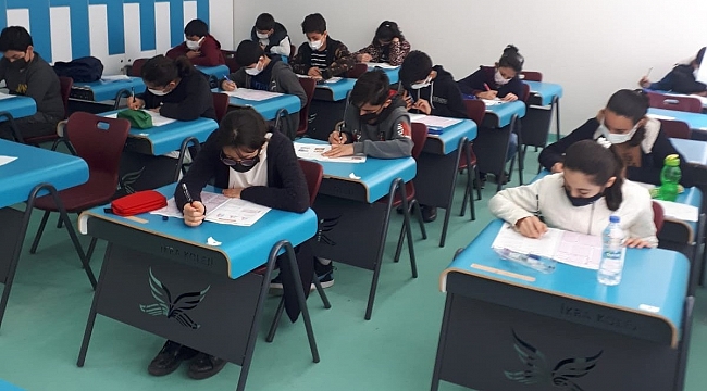İkra Koleji bursluluk sınavı yaptı