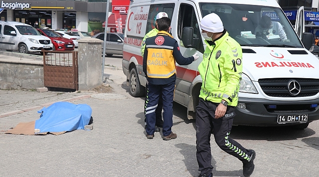 İş makinasının çarpıp üzerinden geçtiği vatandaş feci şekilde hayatını kaybetti