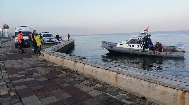 İzmir'de denizde bir erkeğe ait ceset bulundu