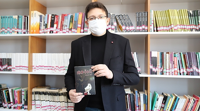 Kahta'da lise öğrencisi kitap yazdı