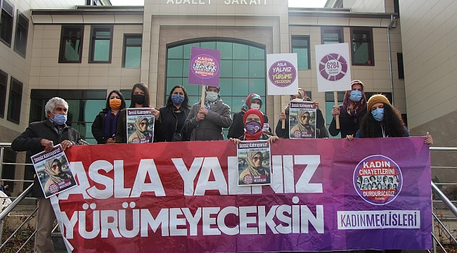 Kocası tarafından öldürülen kadının ilk duruşması görüldü